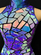 Robe de discothèque miroir argenté pour femmes, tenue de soirée d'anniversaire, sans manches, Laser brillant, PU Bar Dj Gogo danseuse chanteur, Costumes de scène