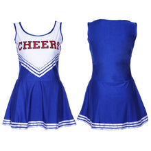 Uniforme de Cheerleader bleu roy