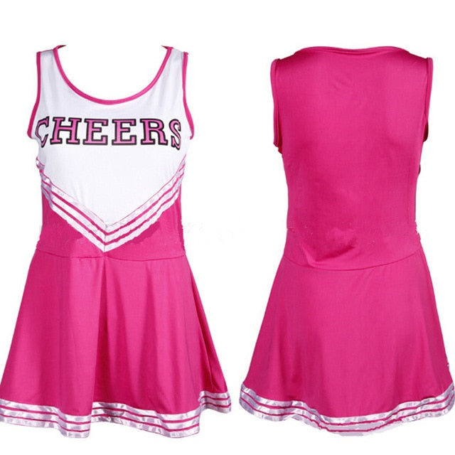 Uniforme de Cheerleader standard rose