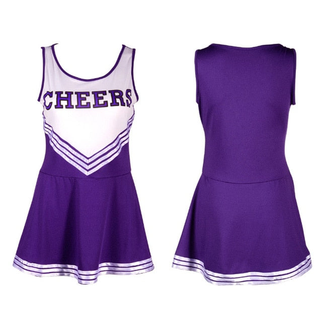 Uniforme de Cheerleader standard violet